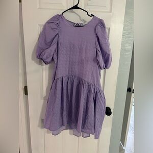 English factory purple dress